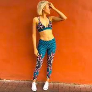 Mara Hoffman activewear leggings - blue - S